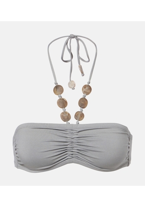 Eres Lana beaded bikini top