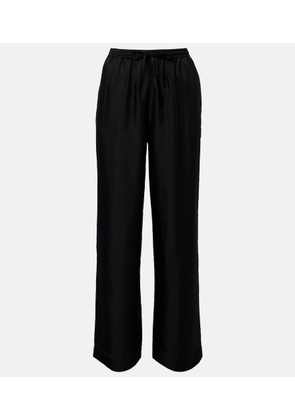 Asceno Aurelia silk wide-leg pants