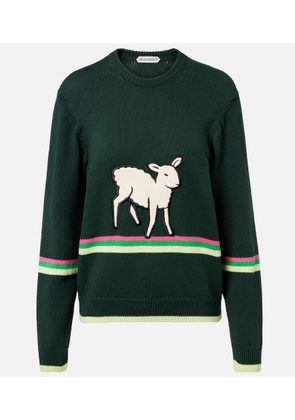 JW Anderson Embroidered cotton sweater
