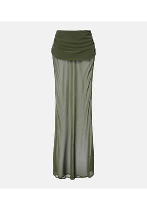 Bananhot Adelina draped maxi skirt
