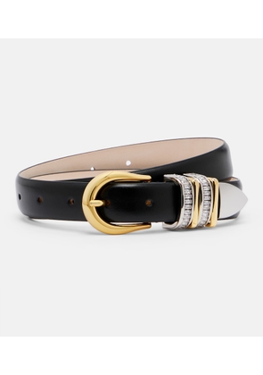 Dehanche Hollyhock embellished leather belt