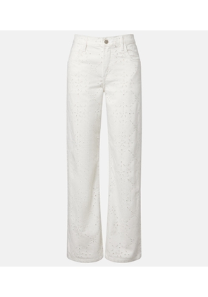 Citizens of Humanity Lindz broderie anglaise straight jeans