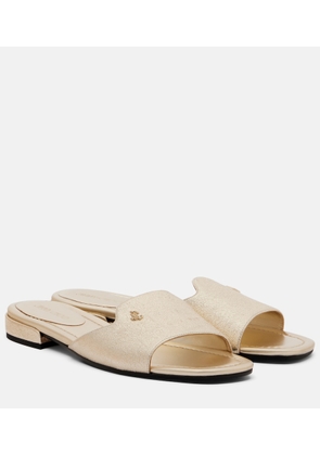 Jimmy Choo Dina leather slides