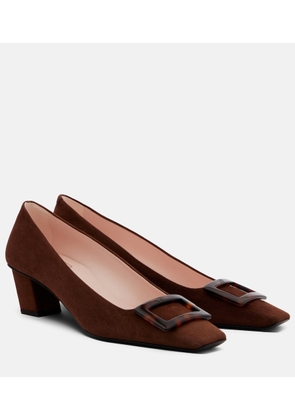 Roger Vivier Belle Vivier suede pumps