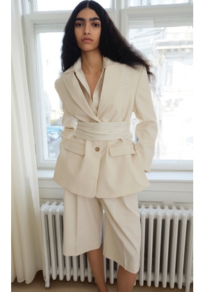 By Malene Birger Derris Cotton-Silk Organza Button-Up Shirt - Moda Operandi