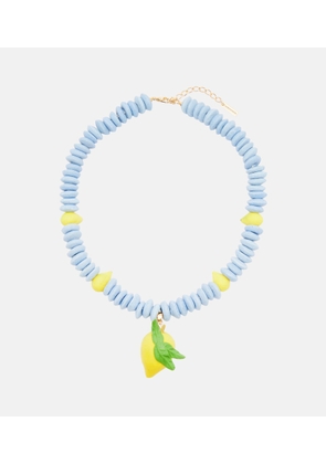 Jennifer Behr Citron beaded necklace