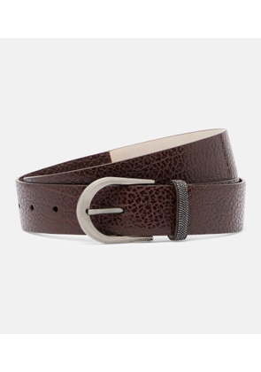 Brunello Cucinelli Monili leather belt
