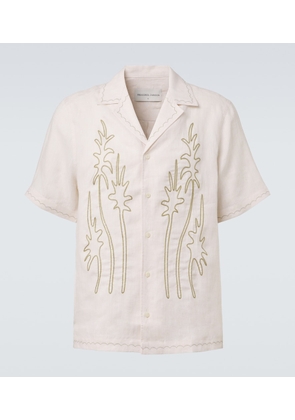 Frescobol Carioca Alvs linen embroidered shirt