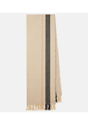 The Row Cadia cotton and linen scarf