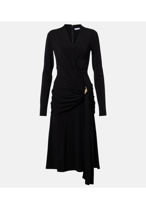 Ferragamo Draped jersey midi dress