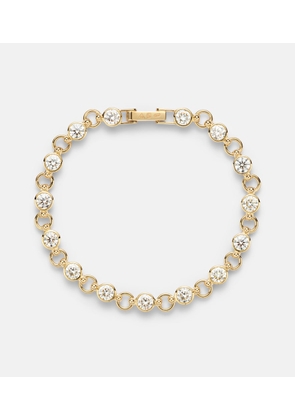 FoundRae Riviere 18kt gold chain bracelet with diamonds