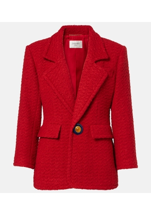Saint Laurent Wool and silk-blend tweed jacket
