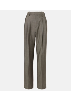 Victoria Beckham Wool and mohair straight pants