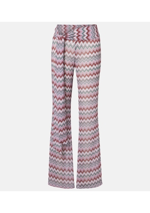 Bananhot Bowie chevron flared pants