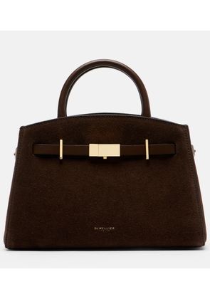 DeMellier Hudson Small suede top-handle bag