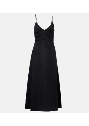 Asceno Ida linen midi dress