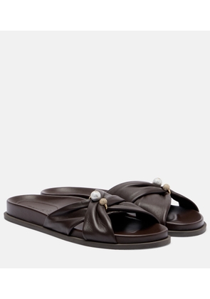 Jimmy Choo Rafi embellished leather sandals