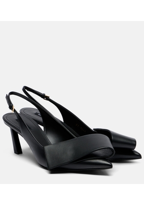 Givenchy Twisted Ribbon leather slingback pumps