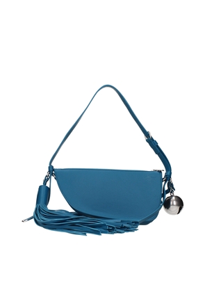 Burberry Blue Leather Shoulder Bag