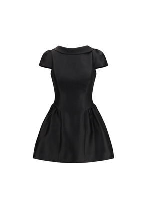 Self-Portrait Black Polyester Casual Dress - 10