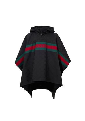 Gucci Black Polyester Trench Coat - L
