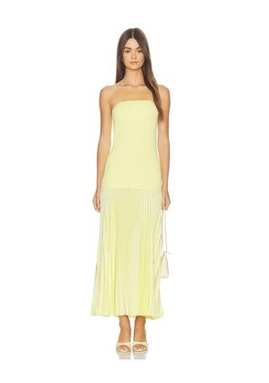 ASTR the Label Selune Dress in Yellow. Size XS. Also in S, M, L, XL.