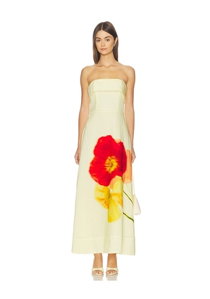 ASTR the Label Ximena Dress in Yellow. Size XS. Also in S, M, L, XL.