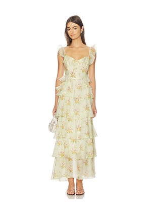 ASTR the Label Adess Dress in Yellow. Size XS. Also in S, M, L, XL.