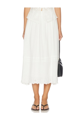 ASTR the Label Shelly Skirt in White. Size XS. Also in S, M, L, XL.