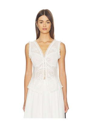 ASTR the Label Carrie Top in White. Size XS. Also in S, M, L, XL.
