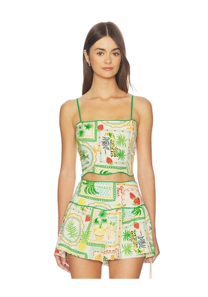 ASTR the Label Heidi Top in Green. Size XS. Also in S, M, L, XL.