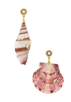 Eliou Drift Earrings in Orange.