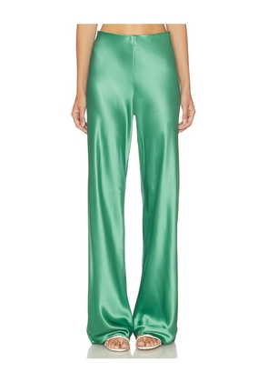 CAMI NYC Bristol Mid Rise Pant in Green. Size XS. Also in S, M, L.
