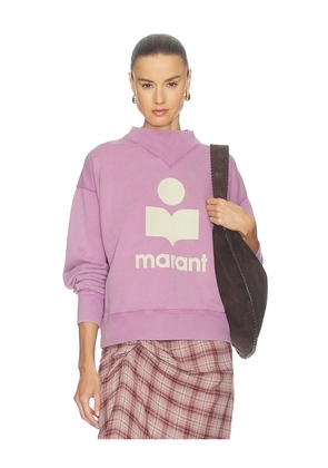 Isabel Marant Etoile Moby Sweatshirt in Mauve. Size 38/6. Also in 34/2, 36/4, 40/8, 42/10.