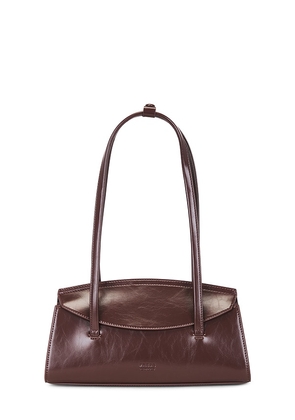 Freja New York Caroline Shoulder Bag in Brown.