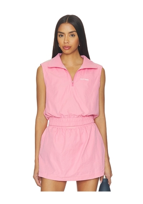 Gold Hinge Active Ease Half Zip in Pink. Size S. Also in XS, M, L, XL.