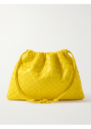 Bottega Veneta - Dustbag Intrecciato Leather Pouch - Yellow - One size