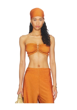 Mariandree Gaitan Alex Top in Burnt Orange. Size XS. Also in S, M, L.