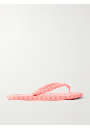 Christian Louboutin - Super Loubi Studded Rubber Flip Flops - Pink - IT36,IT37,IT38,IT39,IT40,IT41,IT42