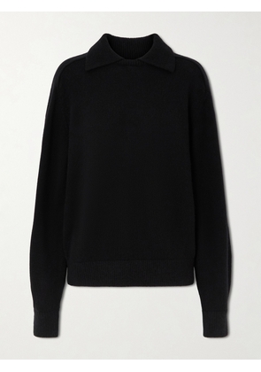 KHAITE - Jackson Wool And Cashmere-blend Sweater - Black - x small,small,medium,large,x large