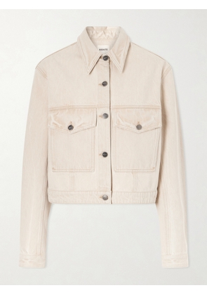 KHAITE - Tomer Denim Jacket - Neutrals - x small,small,medium,large,x large