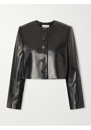 Brandon Maxwell - The Ryder Leather Jacket - Black - US2,US4,US6