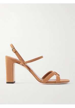 Jimmy Choo - Elsy 85 Suede Sandals - Neutrals - IT35,IT36,IT36.5,IT37,IT37.5,IT38,IT38.5,IT39,IT39.5,IT40,IT40.5,IT41,IT41.5,IT42