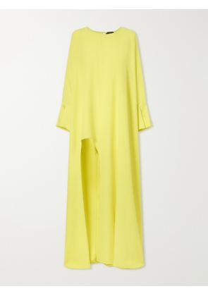 Taller Marmo - Namib Draped Crepe Gown - Yellow - One size