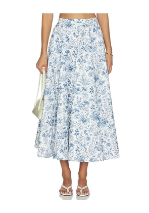 V. Chapman Carrie Skirt in Blue. Size 4. Also in 0, 2, 6, 8, 10.