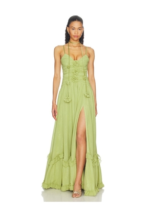 V. Chapman Persephone Dress in Sage. Size 2. Also in 10.
