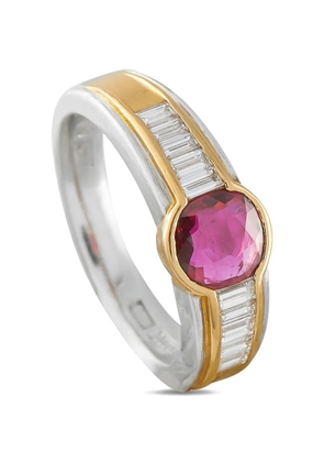 LB Exclusive ruby and diamond ring - Silver
