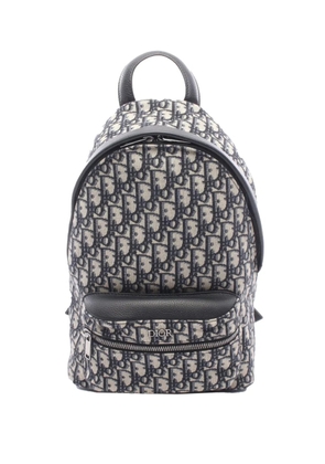 Christian Dior Pre-Owned 2019-2026 Oblique Canvas Rider backpack - Blue
