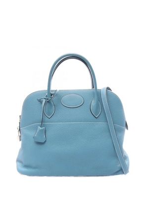 Hermès Pre-Owned 2006 Clemence Bolide 35 satchel - Blue