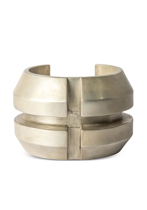Parts of Four Crescent channel bracelet - Silver